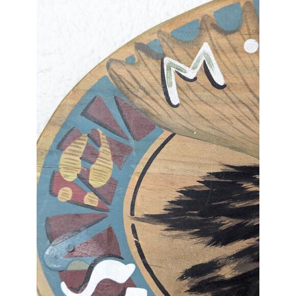 Moose Spoken Here! Jon Q. Wright Oval Wood Moose Art Sign Woodland Animal Cabin - Picture 6 of 8